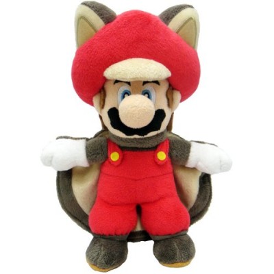 Sanei Super Mario 9" Squirrel Musasabi Mario Plush Doll