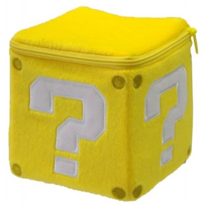 Sanei Super Mario Plush Pouch Series: Coin Block