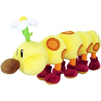 Sanei Super Mario Plush Series Plush Doll 11" HanaChan/Wiggler Plush Japanese Import