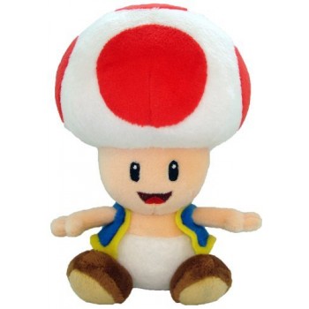 Super Mario Plush - 6" Toad Soft Stuffed Plush Toy Japanese Import