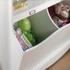 Sauder Pogo Bookcase/Footboard, Soft White Finish