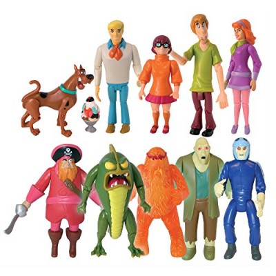 Scooby Doo Monster Set Action Figure, 10 Pack