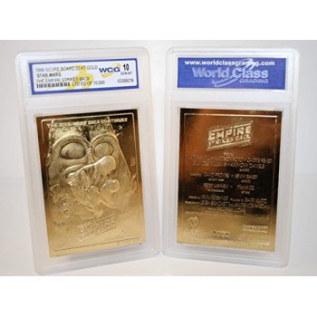 Star Wars EMPIRE STRIKES BACK Movie Poster 23KT Gold Card - Graded GEM MINT 10