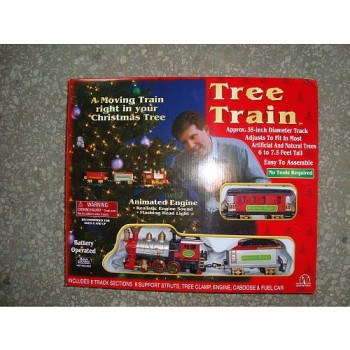 Seasonal Vision Christmas Tree Train