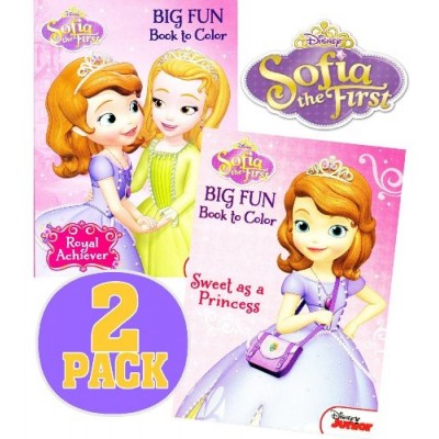 Disney® Sofia the First Coloring and Activity Book Set (2 Books ~ 96 pgs each)