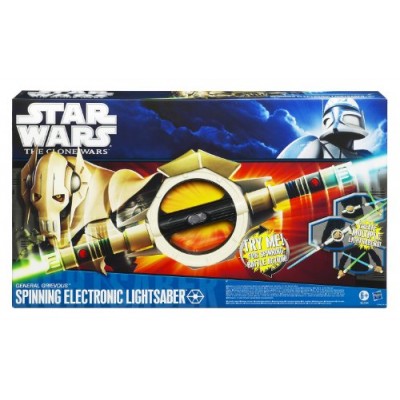 Star Wars Clone Wars Grievous Spinning Lightsaber