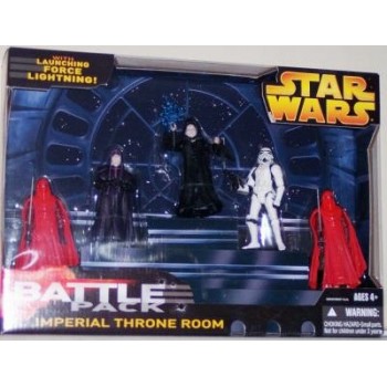 Star Wars EIII Revenge of the Sith Exclusive Deluxe Battlepack Action Figure Set Imperial Throne Room