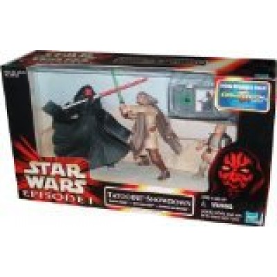 Star Wars Episode 1 " Tatooine Showdown " Darth Maul. Qui=Gon-Jinn & Anakin Mib