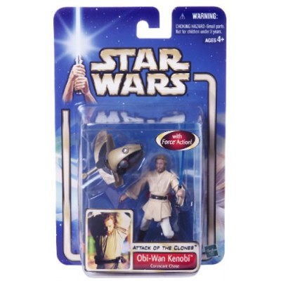 Star Wars: Episode 2 Obi-Wan Kenobi (Coruscant Chase) Action Figure