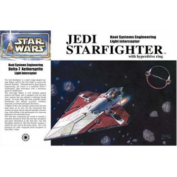 Star Wars Episode II Obi-Wan Kenobi Jedi Starfighter Japanese Collectible 1/72-Scale Model Kit