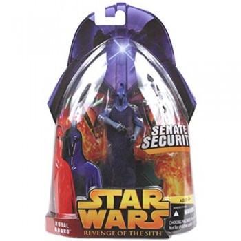 Star Wars, Episode III Revenge of the Sith Action Figure, Royal Guard (Blue) #23, 3.75 Inches