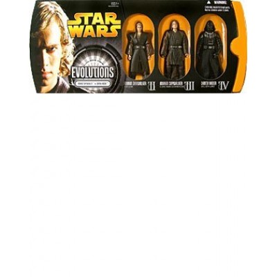 Star Wars: Episode III: Revenge of the Sith Evolutions: Anakin Skywalker to Darth Vader Action Figure Multi-Pack