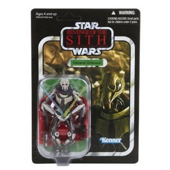 Star Wars General Grievous with Cape 3.75 inch Vintage Figure