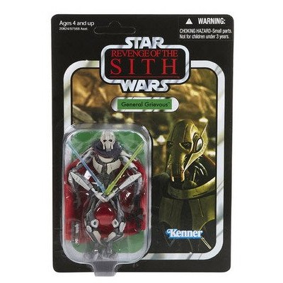 Star Wars General Grievous with Cape 3.75 inch Vintage Figure