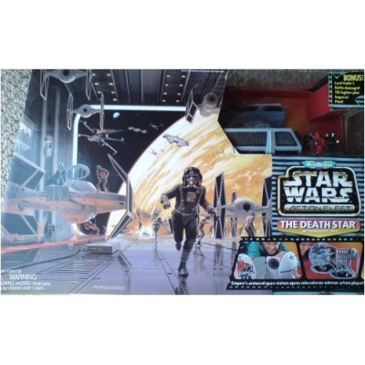 Star Wars Micro Machines Death Star w/ Darth Vader Tie Fighter Micromachines