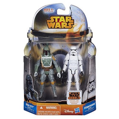 Star Wars Mission Series Figure Set (Boba Fett and Stormtrooper)