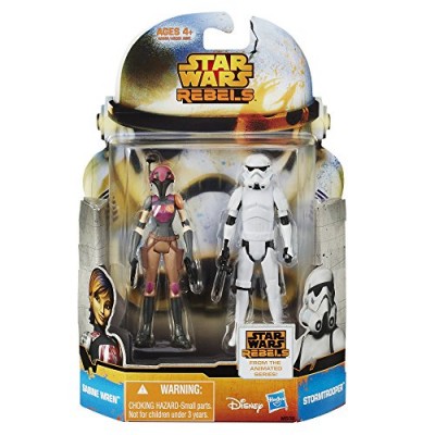 Star Wars Mission Series Figure Set (Sabine Wren and Stormtrooper)