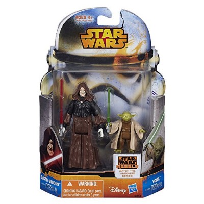 Star Wars Mission Series Figure Set (Yoda and Darth Sidious)