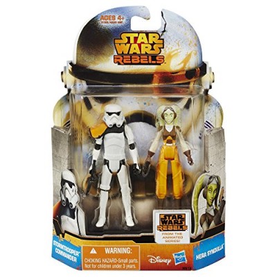 Star Wars Mission Series Hera Syndulla and Stormtrooper Commander Action Figures