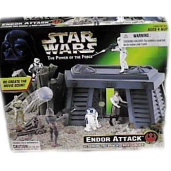 Star Wars Power of the Force Endor Attack Playset