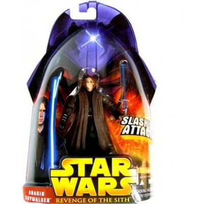 Star Wars Revenge of the Sith Anakin Skywalker Slashing Attack #28 Action Figure