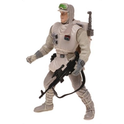 Star Wars Saga 2004 Empire Strikes Back Action Figure #01 Hoth Trooper Hoth Evacuation BiLingual Card