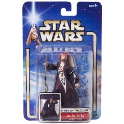 Star Wars Saga Collection Jar Jar Binks Gungan Senator "Attack of the Clones" Figure No 24