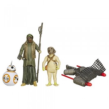 Star Wars The Force Awakens 3.75-Inch Figure 3-Pack Desert Mission BB-8 and Unkar's Thug