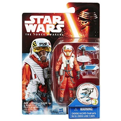 Star Wars The Force Awakens 3.75-Inch Figure Snow Mission Wave 2 X-Wing Pilot Asty