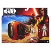 Star Wars The Force Awakens 3.75-inch Vehicle Rey's Speeder Bike (Jakku)