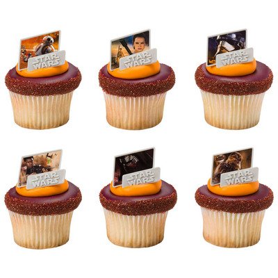 Star Wars: The Force Awakens Cupcake Rings - 24 pcs