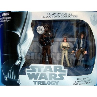 Star Wars Trilogy Empire Strikes Action Figure Set with Chewbacca
