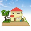 1/150 Sosuke Ponyo House Ponyo on a Cliff By the Sea Mk07-08