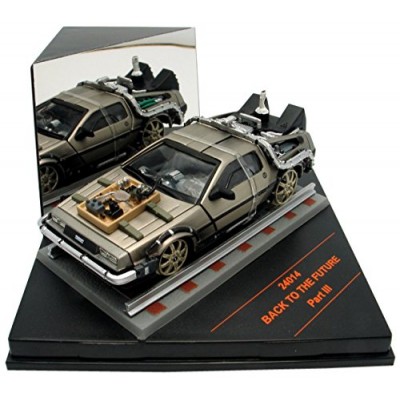 BACK TO THE FUTURE III 1:43 DIE-CAST W/RAILROAD TRACKS