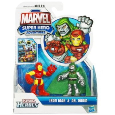 Super Hero Adventure 2 Pack Iron Man & Dr. Doom