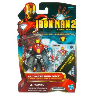Iron Man 2 Comic Series 4 Inch Action Figure #36 Ultimate Iron Man by Super-Heroes