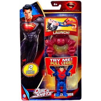 Man of Steel Movie Quick Shots Attack Armor Superman