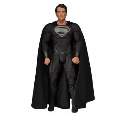 Superman Black Suit Man of Steel 18" Deluxe Action Figure 1/4 Scale