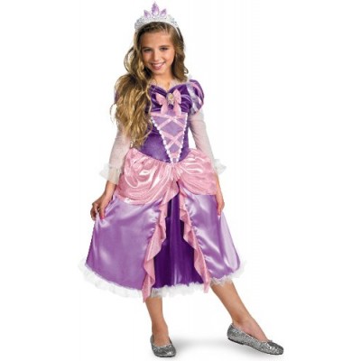 Princess "Tangled" Rapunzel Shimmer Deluxe Costume - Medium (7-8)