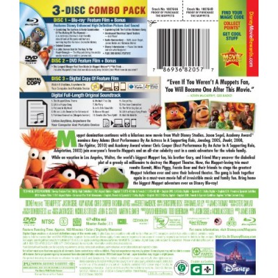 The Muppets (Three-Disc Blu-ray/DVD/Digital Copy )