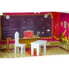 Teamson Kids Fancy Castle Theme Doll House with 5 Piece Funiture Toy, Multicolor