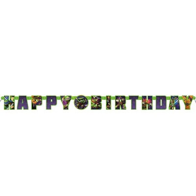 5ft Teenage Mutant Ninja Turtles Birthday Banner