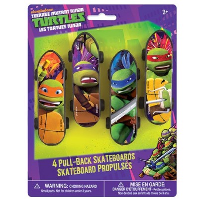 Mini Teenage Mutant Ninja Turtles Skateboards, 4ct