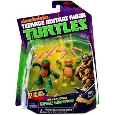 Teenage Mutant Ninja Turtles, Ninjas in Training Michaelangelo and Raphael Action Figures