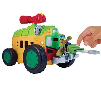 Teenage Mutant Ninja Turtles Pre-Cool Half Shell Heroes Shellraiser with Leonardo Vehicle and Figure
