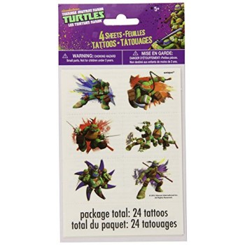 Teenage Mutant Ninja Turtles Tattoos, 24ct
