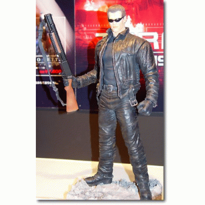 Terminator 3 Rise Of The Machines SNAP FIT T-850 1/6 Scale Pre-Painted Soft Vinyl Model Kit