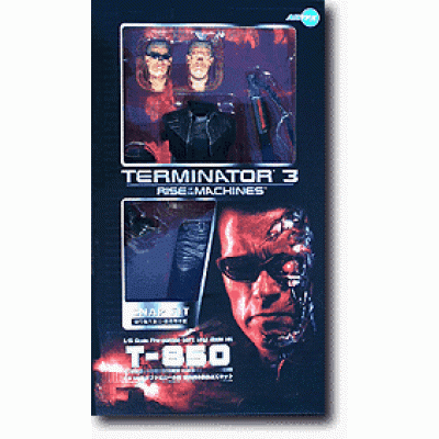 Terminator 3 Rise Of The Machines SNAP FIT T-850 1/6 Scale Pre-Painted Soft Vinyl Model Kit