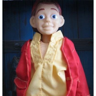 Adventures of PINOCCHIO Doll (Carlo Collodi) w Inflatable Sea Monster (1996 Equity Toys)