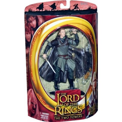 HELM'S DEEP LEGOLAS with Sheild Skateboard from THE LORD OF THE RINGS: THE TWO TOWERS Action Figure